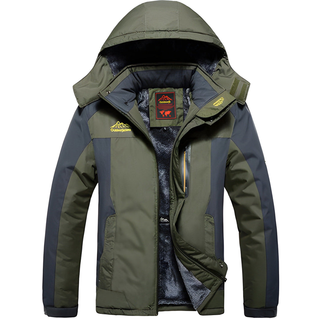 Heren Winterjas Waterdicht Winddicht - Outdoor Thermo - Groen