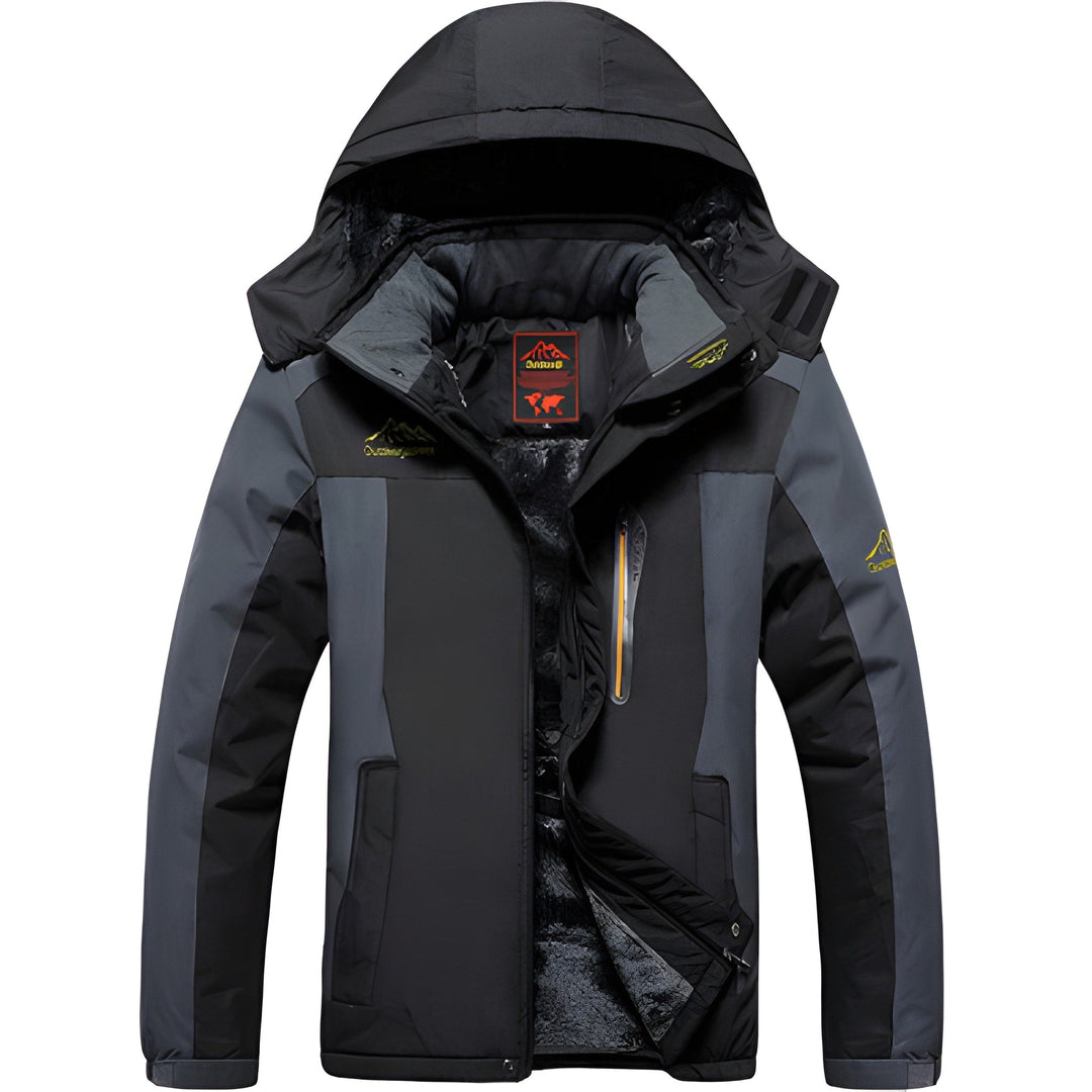 Heren Winterjas Waterdicht Winddicht - Outdoor Thermo - Zwart